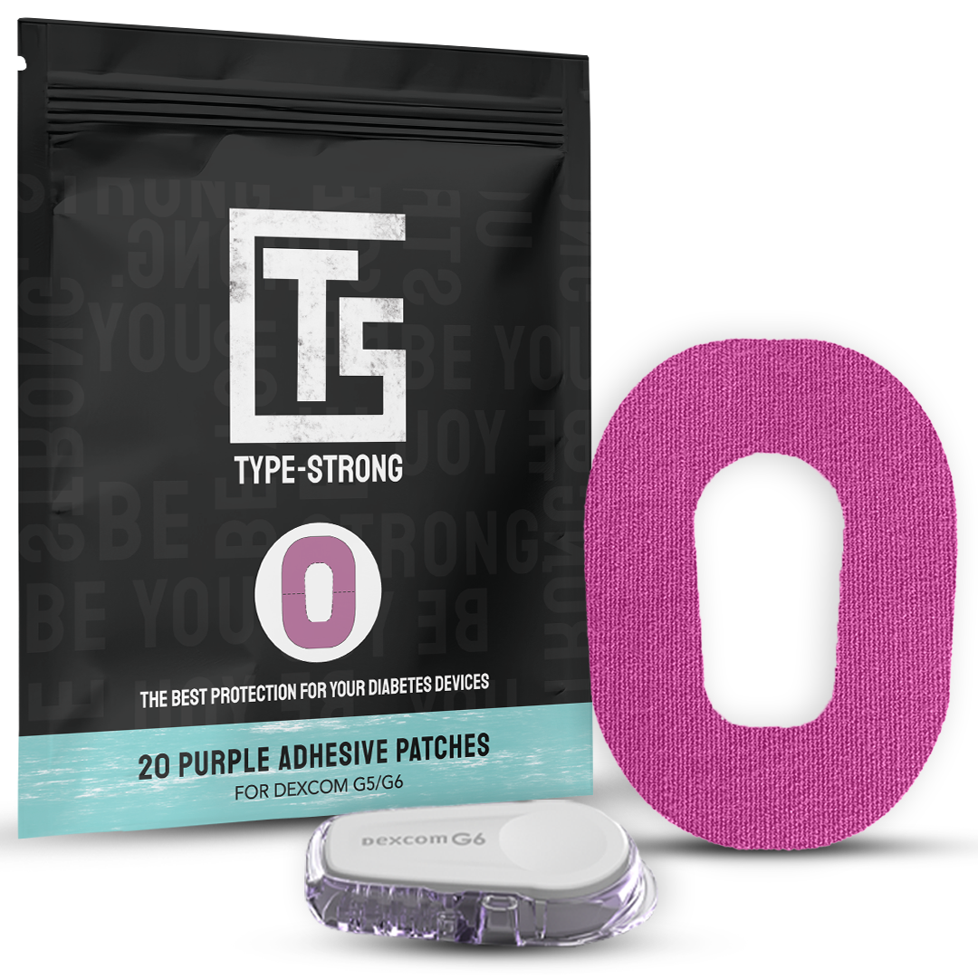 Dexcom G6 Adhesive Patches  - 20 Pack - Type Strong