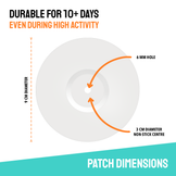 Dexcom Patches for G7 & ONE+ Sensors | 10 Day Secure Hold , 20 Pack