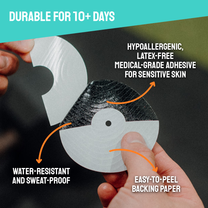 Dexcom Patches for G7 & ONE+ Sensors | 10 Day Secure Hold , 20 Pack